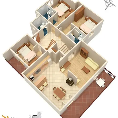 아파트 By The Sea - 4451 *